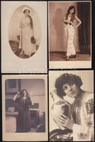 24 db régi fotólap hölgyekről / 24 photo postcards about ladies