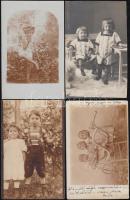 29 db régi fotólap gyerekekről / 29 photo postcards about children