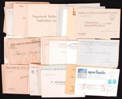 cca 1910-1940 40 darab különböző reklámos céges boríték