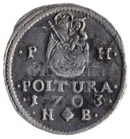 1703NB Poltura Ag "I. Lipót" (1.10g) T:1-,2
Hungary 1703NB. Poltura Ag "Leopold"...