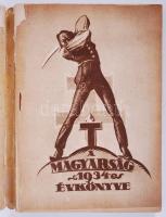 1934 A magyarság évkönyve az 1936-ik esztendőre a magyarság olvasóinak, Magyarság Lapkiadó Rt., szám...