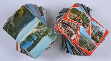299 db modern, külföldi városképes lap