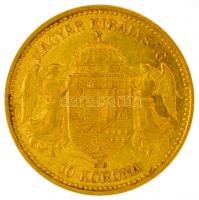 1904KB. 10K Au "Ferenc József" (3.38g/0.900) T:2 ph.
Hungary 1904. 10 Kronen Au "Fran...