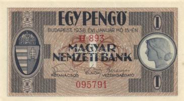 1938. 1P "H 893 / 095791" T:I- (hajtatlan)
