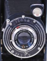 cca 1940 Franka Bonafix harmonikás fényképezőgép Ludwig-Dresden Victar f6,3/10,5cm objektívvel erede...