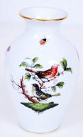 Herendi Rothschild mintás váza, kézzel festett, jelzett, hibátlan, m:14 cm/ Herend porcelain vase