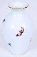 Herendi Rothschild mintás váza, kézzel festett, jelzett, hibátlan, m:14 cm/ Herend porcelain vase