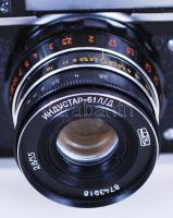 Fed 5 fényképezőgép Industar-61 L/D f2,8/55 objektívvel, eredeti tokjában / 
Photo camera in origina...