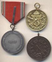 3db klf kitüntetés, kettő tűzoltó szolgálati érdemérem + Bulgária 1933. "Háborús Emlékmedál&quo...