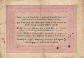 1848. 5Ft "Kossuth bankó" barna T:III