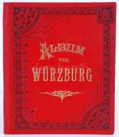 cca 1900 Würzburg 12 lapos litho leporello-füzet