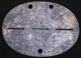 cca 1930 Harmadik Birodalom katonai azonosító  -  dögcédula / GErman Reich military identifier dog-t...