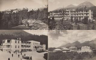15 db Magas-Tátra képeslap az 50-es évekből / Vysoke Tatry, 15 postcards from the 50s