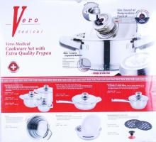 Vero Medical svájci rozsdamentes acél edény szett, eredeti dobozában, érvényes jótállással