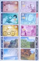 170 darabos magyar telefonkártya gyűjtemény gyűrűs berakóban