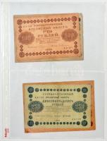 Vegyes orosz bankjegy gyűjtemény 1898-1961 közötti időszakból, 93db kizárólag klf bankjeggyel, szibé...