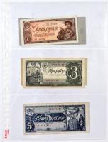 Vegyes orosz bankjegy gyűjtemény 1898-1961 közötti időszakból, 93db kizárólag klf bankjeggyel, szibé...