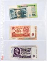 Vegyes orosz bankjegy gyűjtemény 1898-1961 közötti időszakból, 93db kizárólag klf bankjeggyel, szibé...