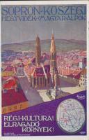 Sopron, MÁV reklám, Sopron-Kőszeg hegyvidék, a magyar Alpok s: Andor