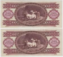 1993. 100Ft (2x) egymás utáni sorszámmal T:I
