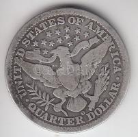 Amerikai Egyesült Államok 1906O 1/4$ Ag "Barber" T:3,3-
USA 1906O Quarter Dollar Ag "...