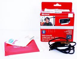 Microsoft LifeCam VX-700 webkamera beépített mikrofonnal, eredeti dobozában leírással