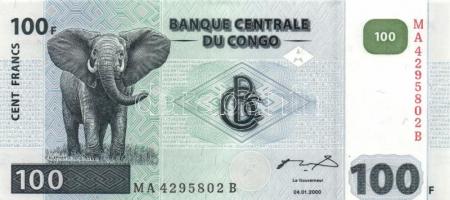 Kongói Demokratikus Köztársaság 2000. 100Fr (3x) egymás utáni sorszámmal T:I,I-
Congo Democratic Rep...