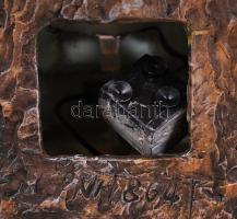 Buddha szentély elektromos szökőkúttal, nem működik, m:25 cm, h:19 cm