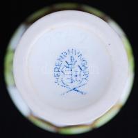 Kézzel festett Viktória-mintás Herendi porcelán vázácska, hibátlan / Handpainted Herendi chinaware v...