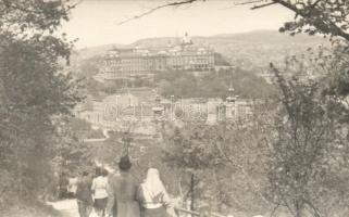 Budapest XI. Gellért hegy, kilátás a várra, photo