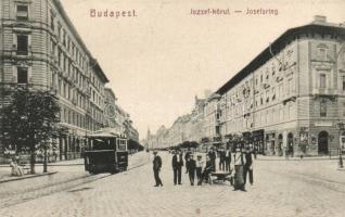 Budapest VIII. József körút, villamos