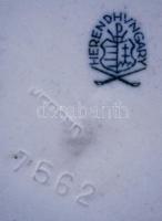 Kézzel festett, jelzett, hibátlan, mini Herendi porcelán kínáló tálkák, összesen 2 db / 
Hand painte...