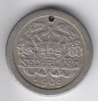 Hollandia 1909. 5c "I. Vilma" T:2,2- ly.
Netherlands 1909. 5 Cents "Wilhelmina I"...