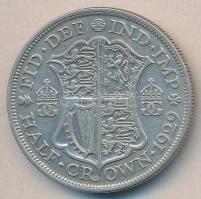 Nagy-Britannia 1929. 1/2Cr Ag V. György T:2-
Great Britain 1929 1/2 Crown Ag "George V" C:...