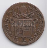 Olasz Államok /Pápai Államok 1836. Mezzo (1/2) Baiocco T:2-
Italian States / Papal States 1836. Mezz...