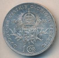 Ausztria 1908. 1K Ag "Jubileum" T:2
Austria 1908. 1 Corona Ag "Jubilee" C:XF
