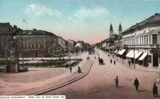 Szabadka Deák street, St István square