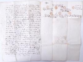 1650 Kötelezvény ékes magyar nyelven Vathay Margit jobbágyaival kapcsolatban többek között: Ráday An...