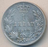 Szerbia 1912. 1D Ag "I. Péter" T:2
Serbia 1912. 1 Dinar Ag "Petar I" C:XF