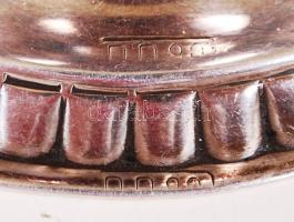 Art deco stílusú, jelzett, ezüstözött alpakka vázácska / 
Silver plated alpaca vase in art deco styl...