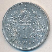 Ausztria 1916. 1K Ag T:2
Austria 1916. 1 Corona Ag C:XF