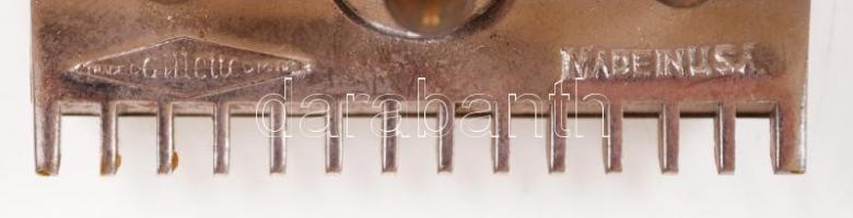 cca 1920 Genuine Gillette zsebbotorva eredeti dobozában / 
Genuine Gillette vest pocket model in ori...