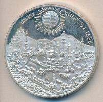 1986. 500Ft Ag "Budavár visszavétele 1686" T:PP