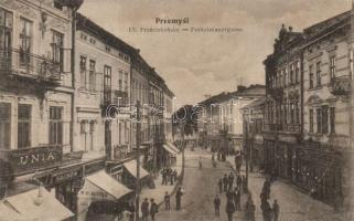 Przemysl Franciscan street, the shops of L. Hausen and M. Klausner (fa)