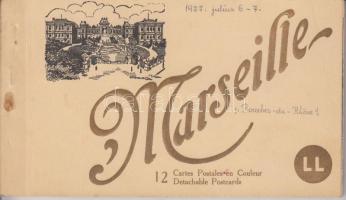 Marseille 12 db-os képeslapfüzet / postcard booklet with 12 cards