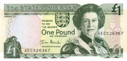 Jersey 1989. 1Ł T:I Jersey 1989. One Pound C:UNC