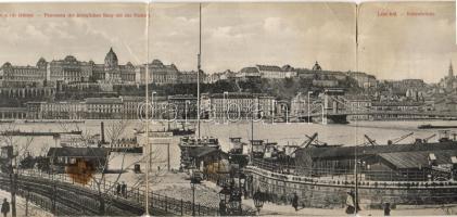 Budapest 3 részes panorámalap (ragasztott)