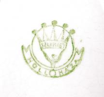 Kézzel festett, jelzett Szakmáry Hollóháza fajansz kosárka (kis lepattogzásokkal / 
Hand painted Sza...