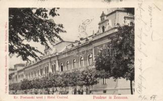 1899 Zimony post office, central hotel (fa)