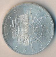 NSZK 1989D 10M Ag "2000 éves Bonn" T:2
GFR 1989D 10 Mark Ag "2000th Anniversary of Bo...